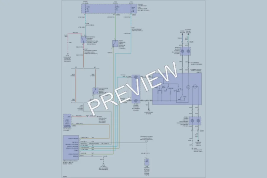 2004 Ford F350 Super Duty Cruise Control wiring diagram preview