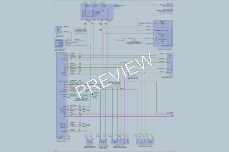 2004 Ford F150 Air Conditioning wiring diagram preview