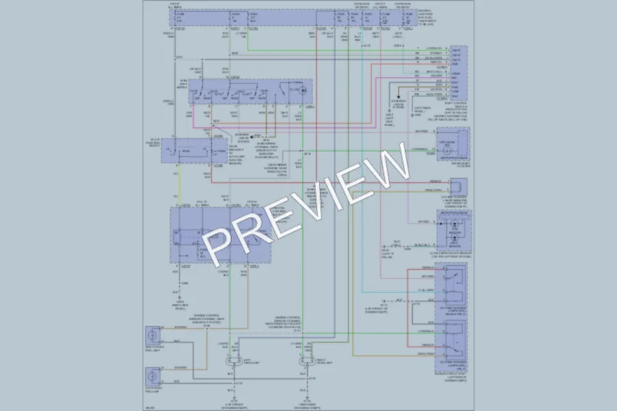2004 Ford F150 Headlights wiring diagram preview