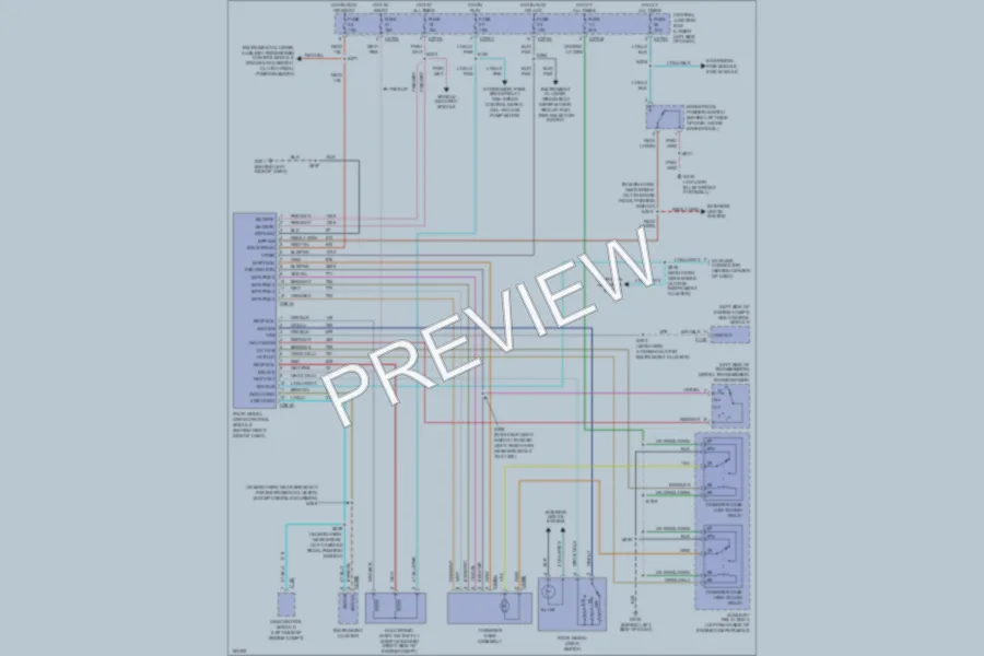 2004 Ford F350 Super Duty Transmission wiring diagram preview