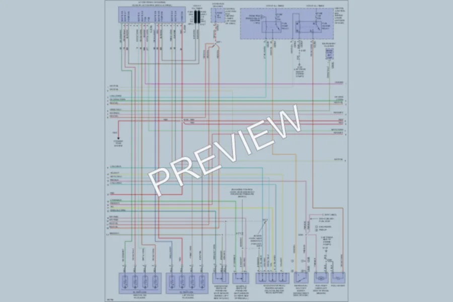 2004 Ford F450ChsCab Engine Performance wiring diagram preview