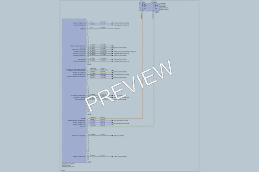 2004 Ford Focus Body Control Modules wiring diagram preview