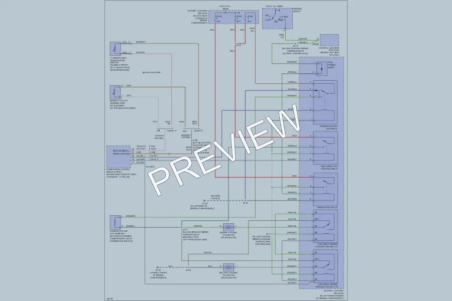 2004 Ford Focus Cooling Fan wiring diagram preview