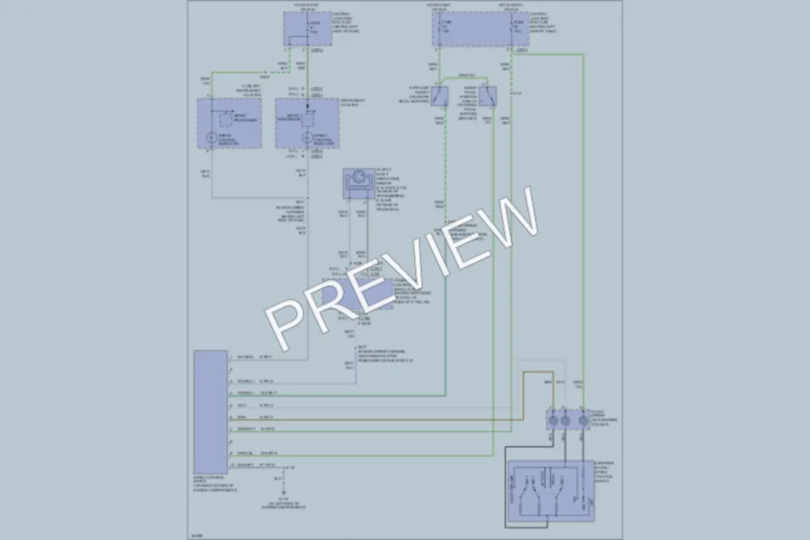 2004 Ford Focus Cruise Control wiring diagram preview