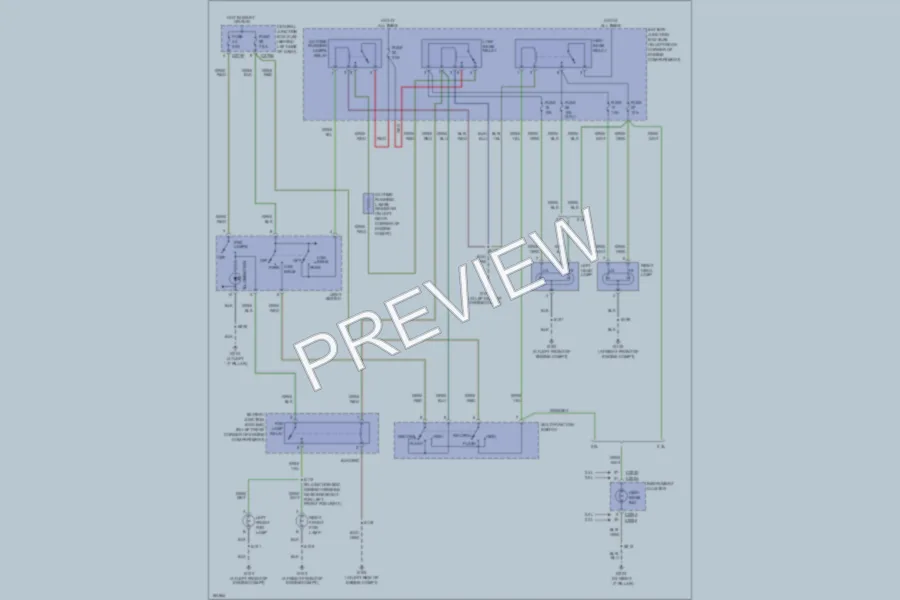 2004 Ford Focus Headlights wiring diagram preview