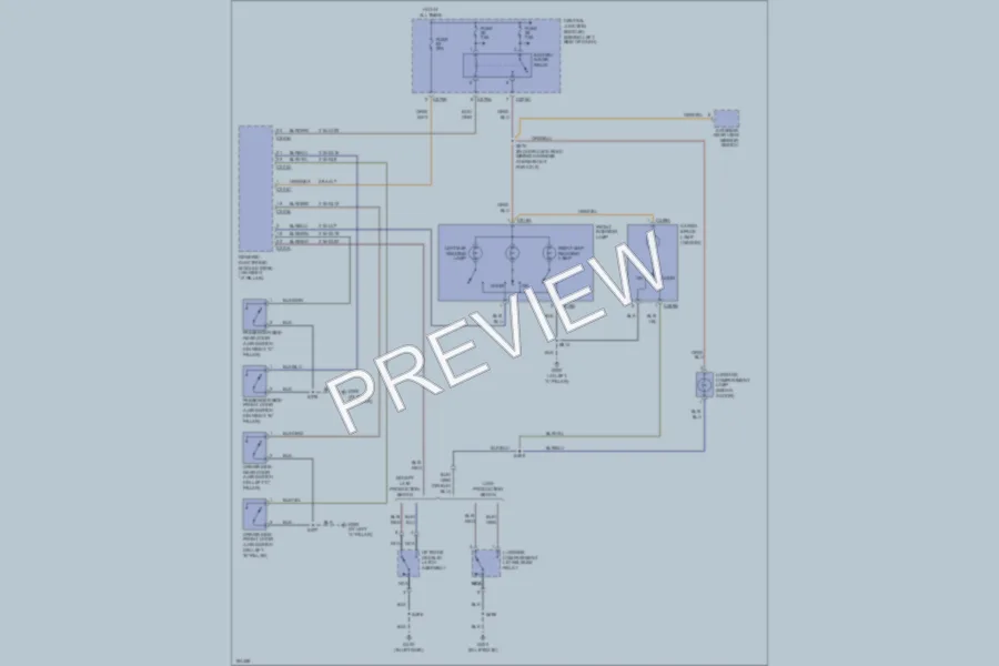 2004 Ford Focus Interior Lights wiring diagram preview
