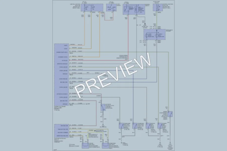 2004 Ford Focus Warning Systems wiring diagram preview