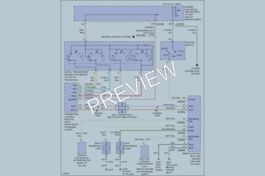 2004 Ford Freestar Exterior Lights wiring diagram preview