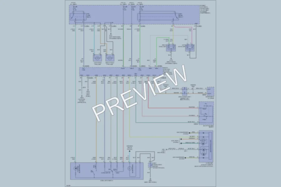 2004 Ford Freestar Headlights wiring diagram preview