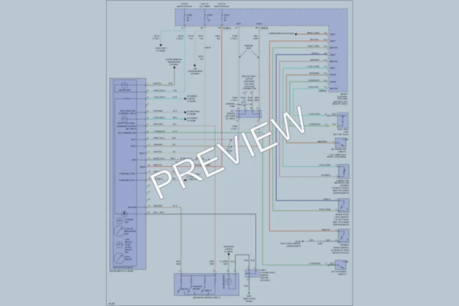 2004 Ford Freestar Instrument Cluster wiring diagram preview