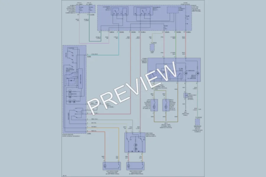 2004 Ford Freestar Power Windows wiring diagram preview