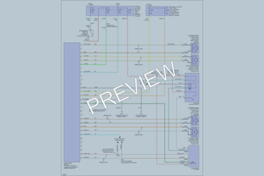 2004 Ford Mustang Anti Lock Brakes wiring diagram preview
