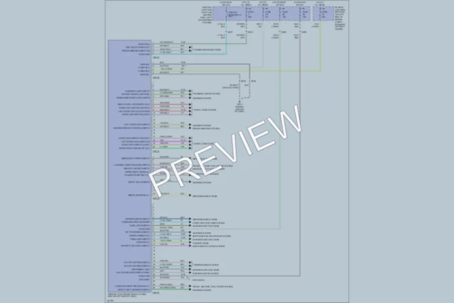 2004 Ford Mustang Body Control Modules wiring diagram preview
