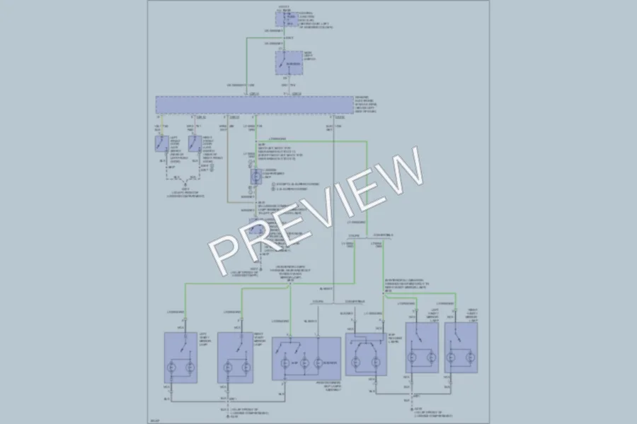 2004 Ford Mustang Interior Lights wiring diagram preview
