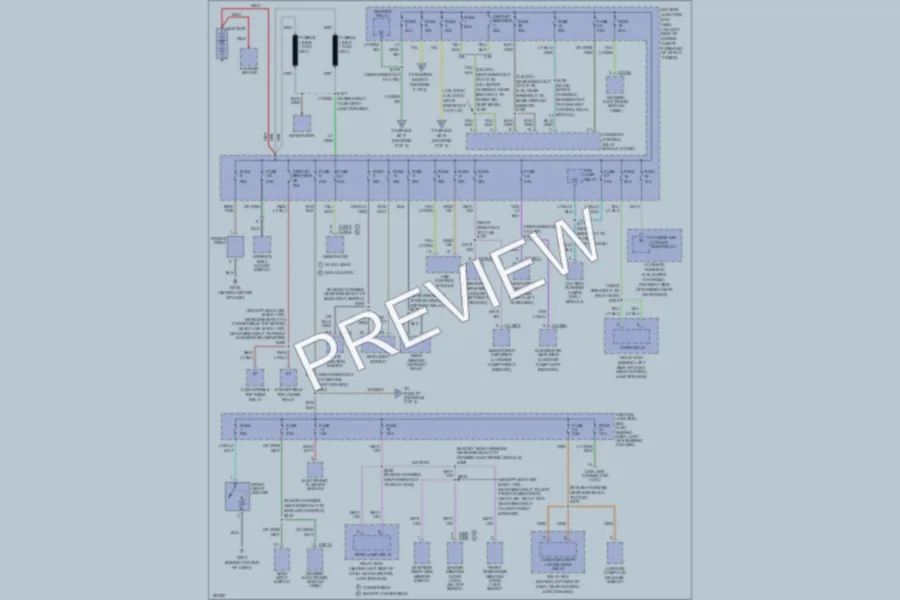 2004 Ford Mustang Power Distribution wiring diagram preview