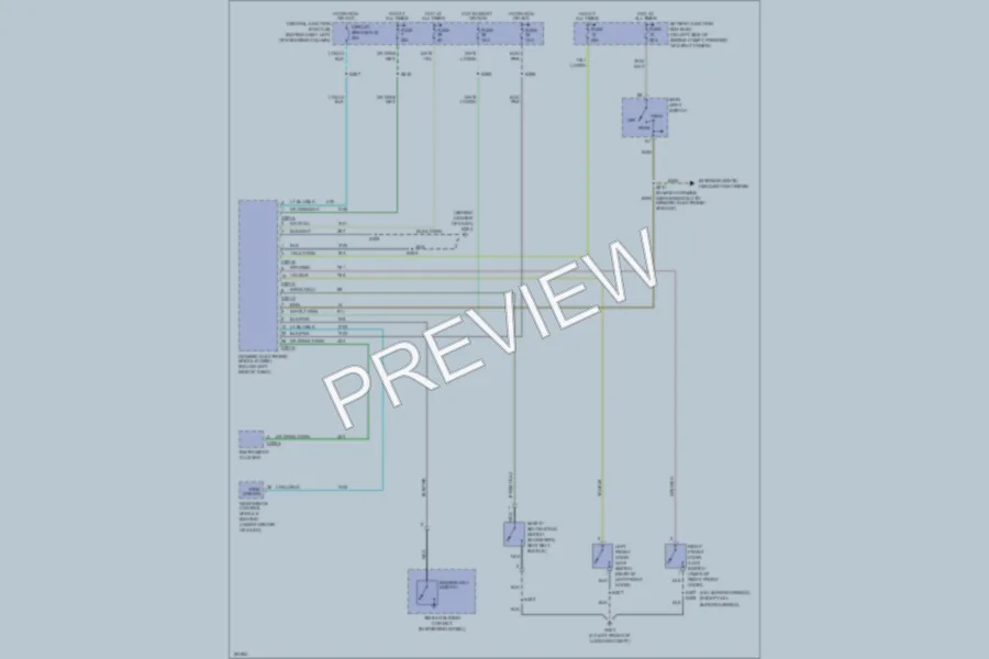 2004 Ford Mustang Warning Systems wiring diagram preview