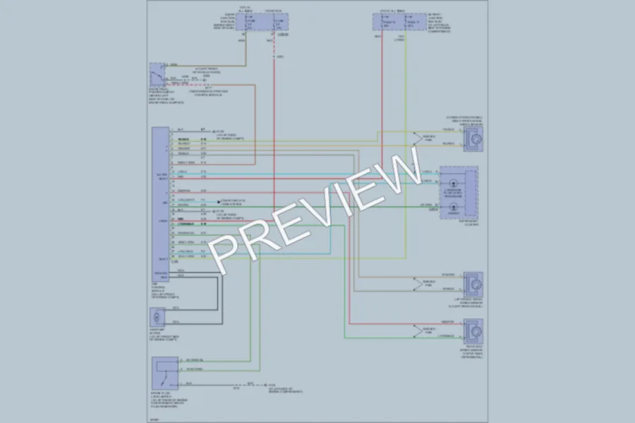 2004 Ford Ranger Anti Lock Brakes wiring diagram preview