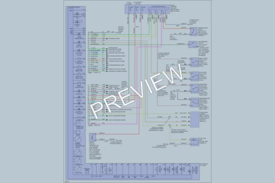2004 Ford Ranger Instrument Cluster wiring diagram preview
