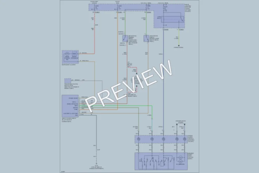 2004 Ford Taurus Cruise Control wiring diagram preview
