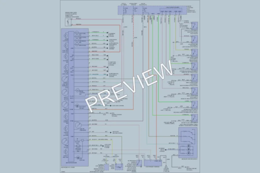 2004 Ford Taurus Instrument Cluster wiring diagram preview