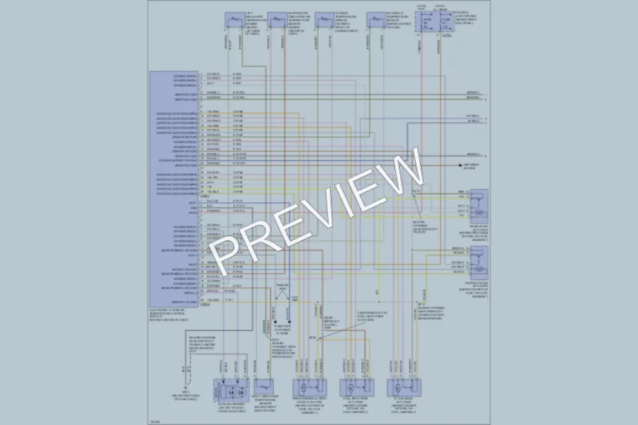 2004 Ford Thunderbird Air Conditioning wiring diagram preview