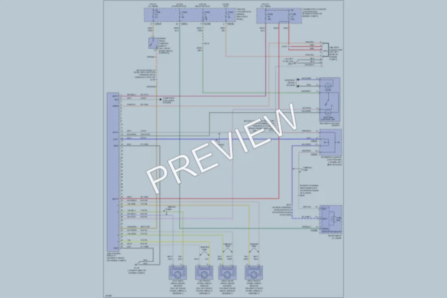2004 Ford Thunderbird Anti Lock Brakes wiring diagram preview