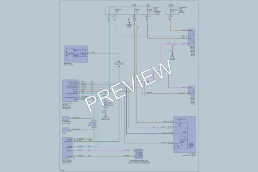 2004 GMC 1500 Cruise Control wiring diagram preview