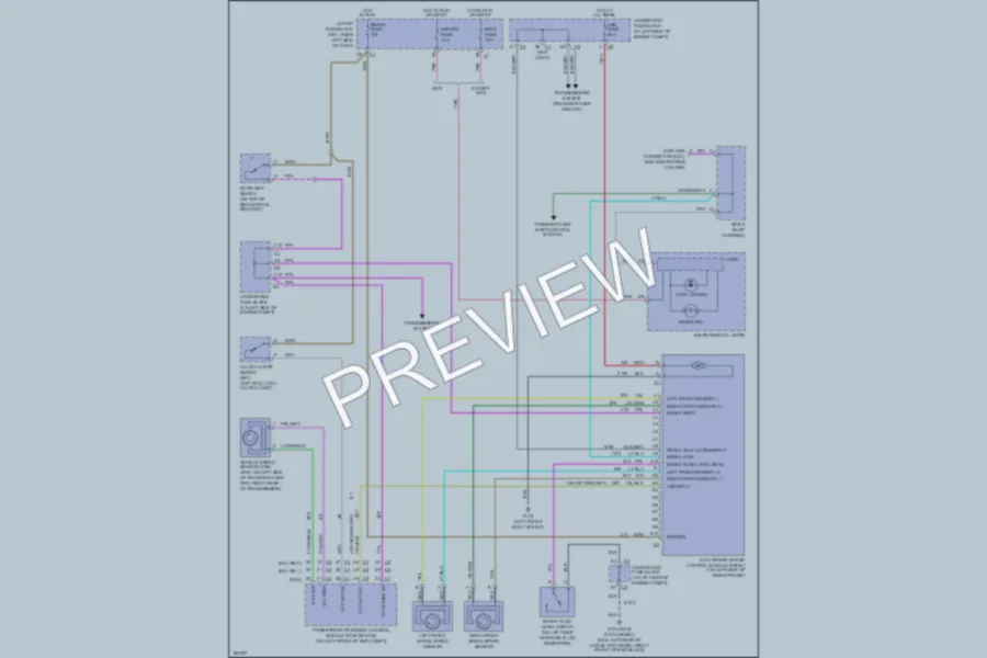 2004 GMC 3500 Anti Lock Brakes wiring diagram preview