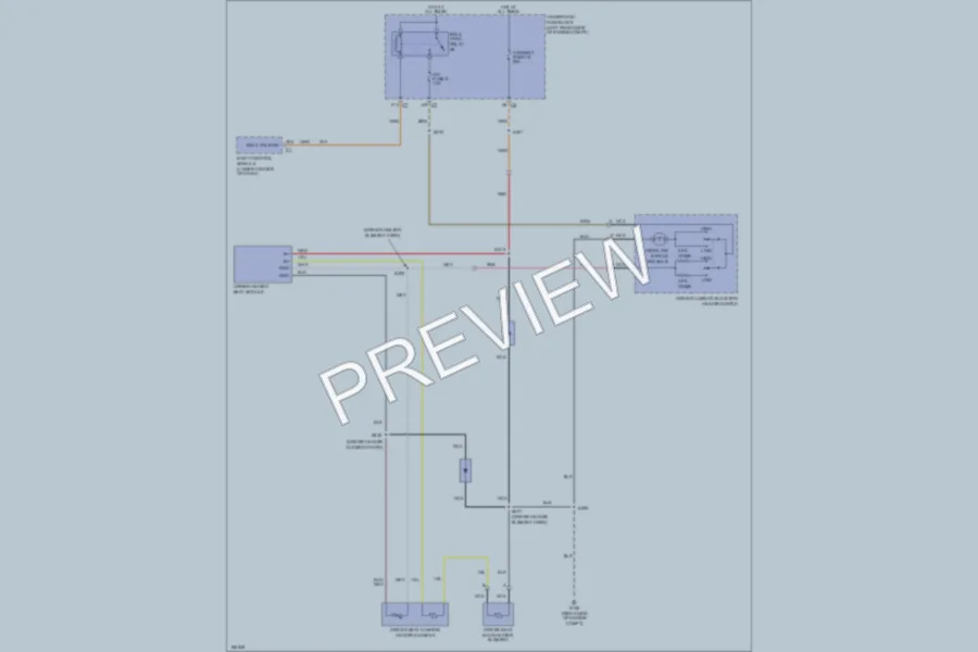 2004 GMC Canyon Power Seats wiring diagram preview