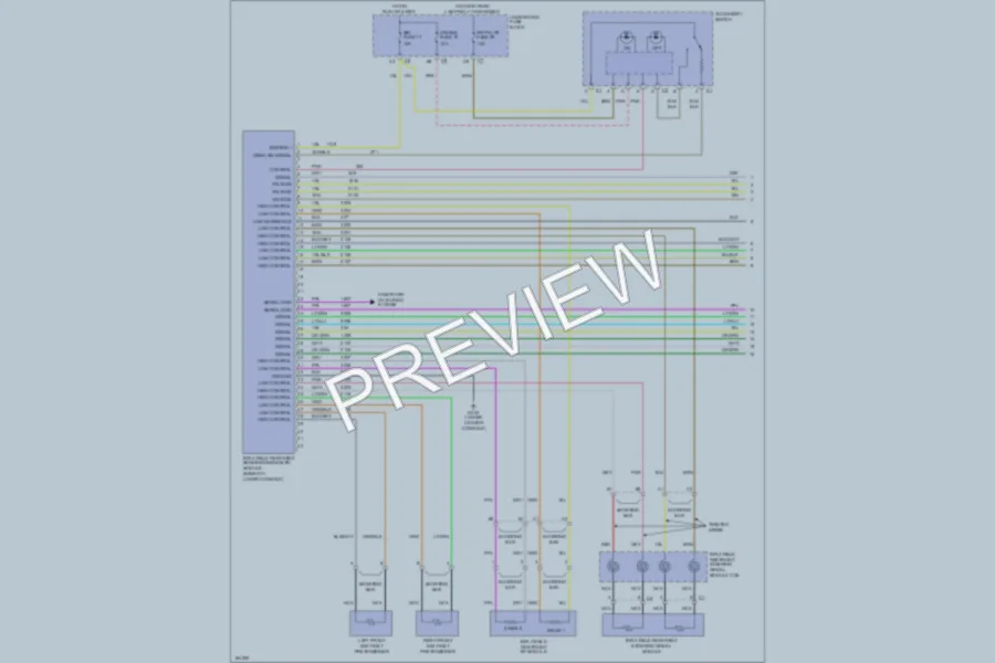 2004 GMC Canyon Supplemental Restraints wiring diagram preview