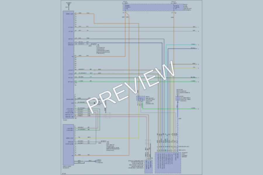 2004 GMC Envoy Radio wiring diagram preview