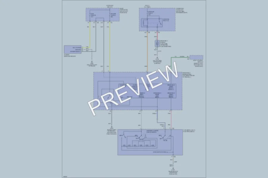 2004 GMC Envoy Wiper Washer wiring diagram preview