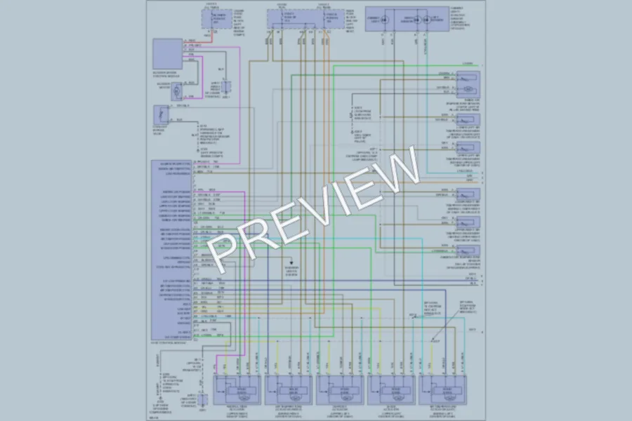 2004 GMC EnvoyXL Air Conditioning wiring diagram preview