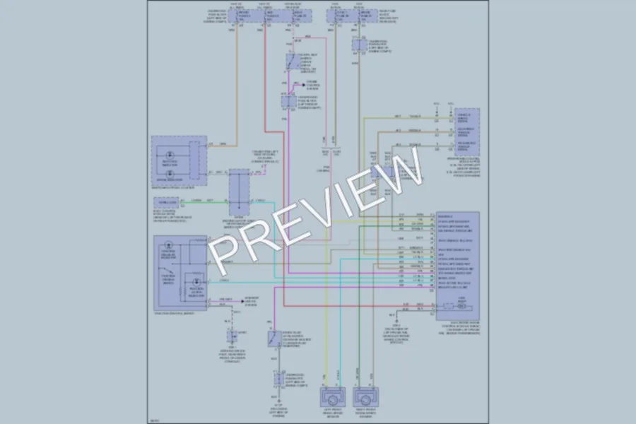 2004 GMC EnvoyXUV Anti Lock Brakes wiring diagram preview