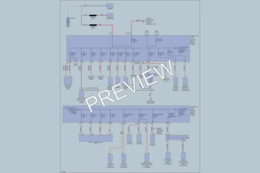 2004 GMC G1500 Power Distribution wiring diagram preview