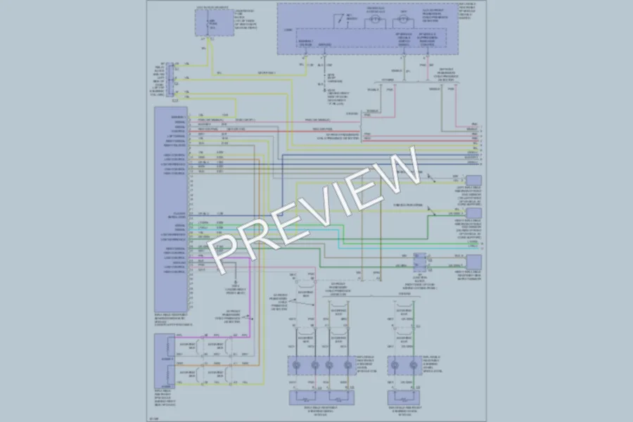 2004 GMC 2500 Hd Supplemental Restraints wiring diagram preview
