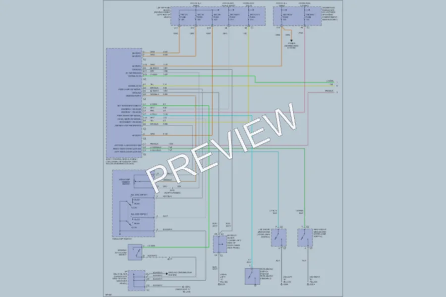2004 GMC K1500YukonXL Warning Systems wiring diagram preview