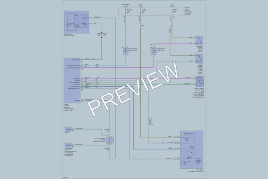 2004 GMC 3500 Cruise Control wiring diagram preview