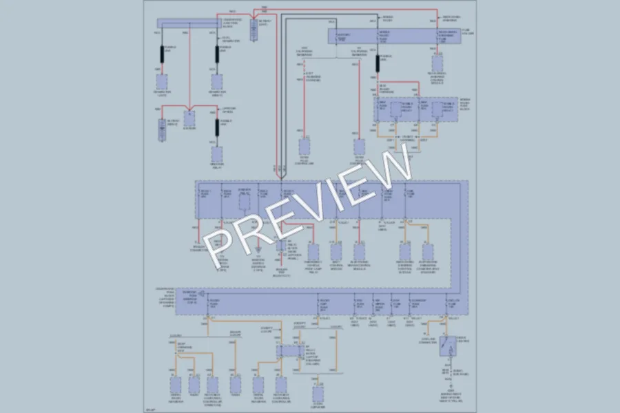 2004 GMC 3500 Power Distribution wiring diagram preview