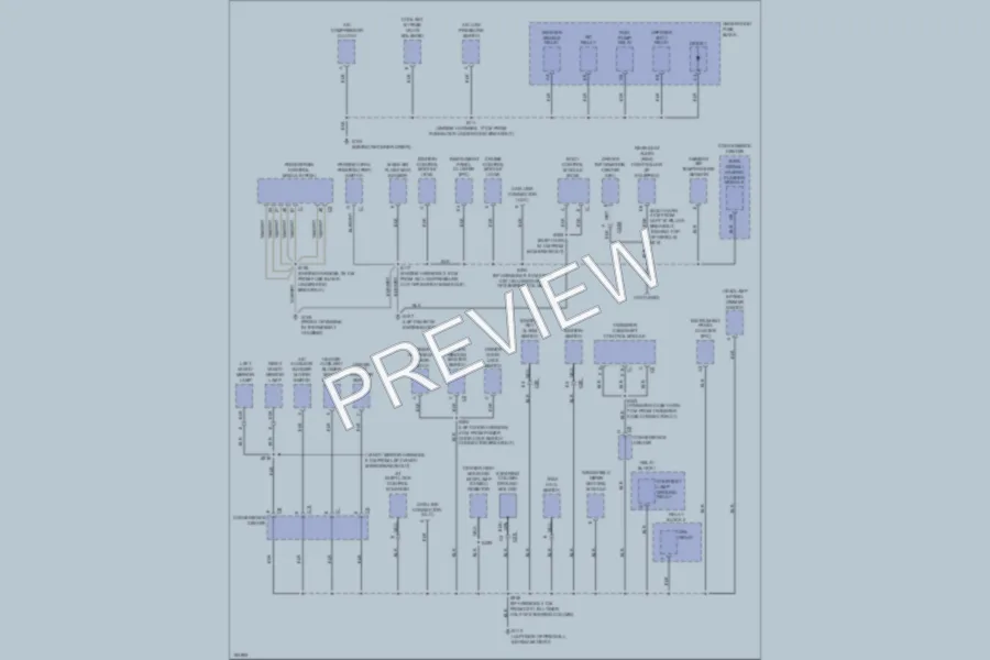 2004 GMC Safari Ground Distribution wiring diagram preview
