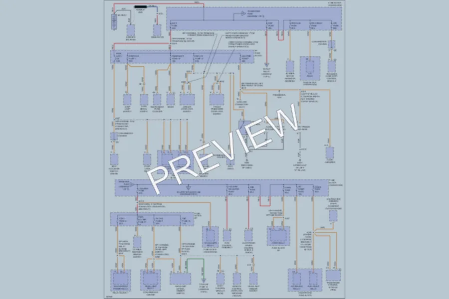 2004 GMC Safari Power Distribution wiring diagram preview