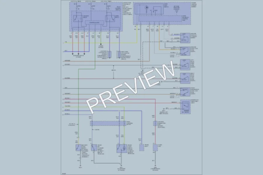 2004 Honda Accord Anti Theft wiring diagram preview