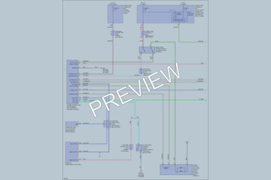 2004 Honda Accord Cruise Control wiring diagram preview