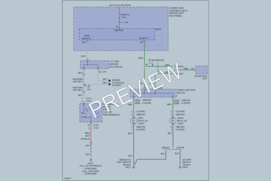 2004 Honda Accord Exterior Lights wiring diagram preview