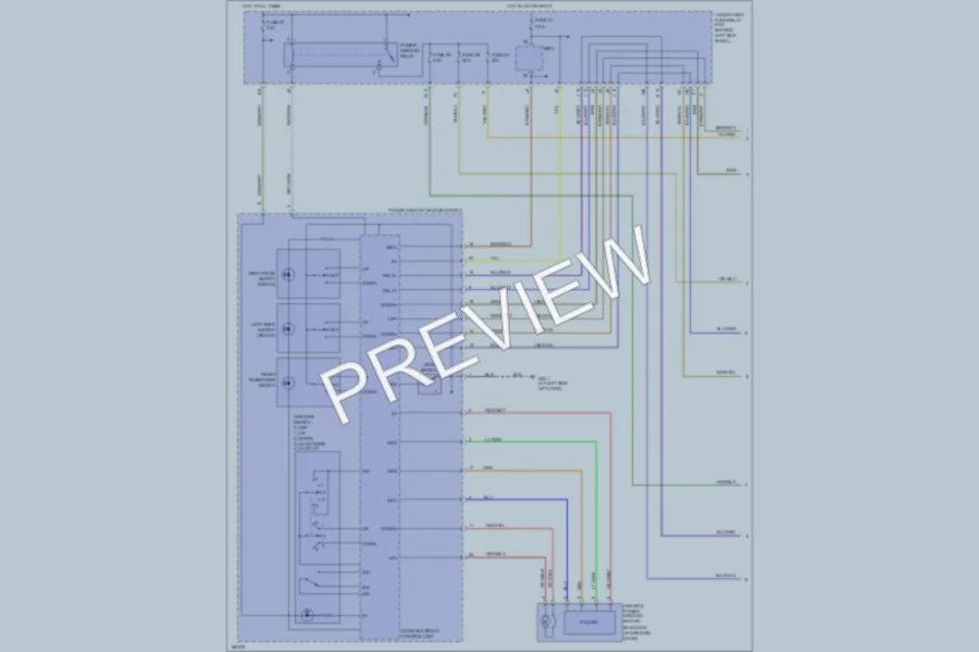 2004 Honda Accord Power Windows wiring diagram preview