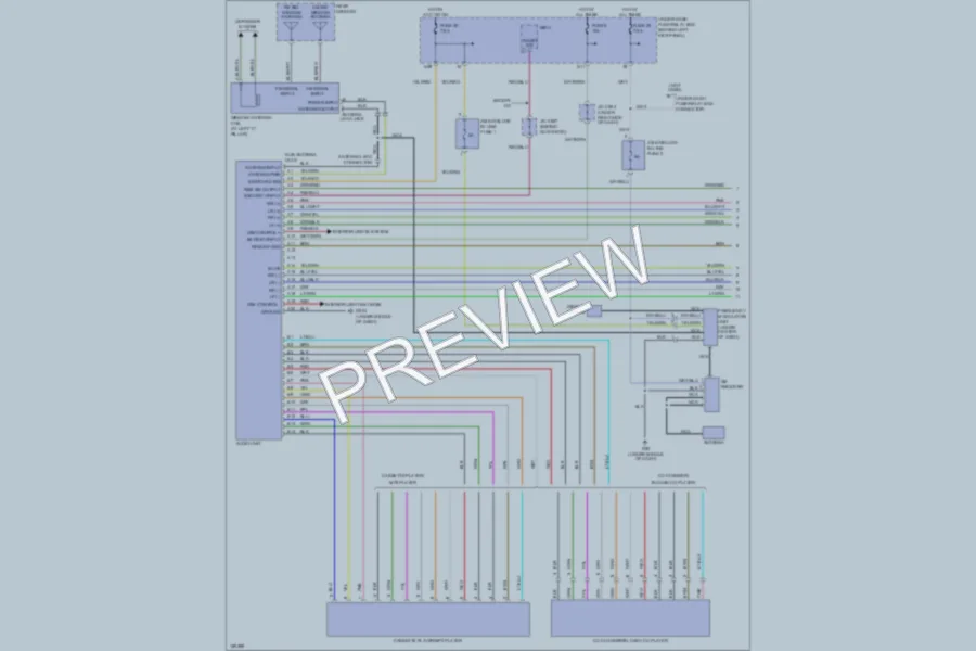 2004 Honda Accord Radio wiring diagram preview
