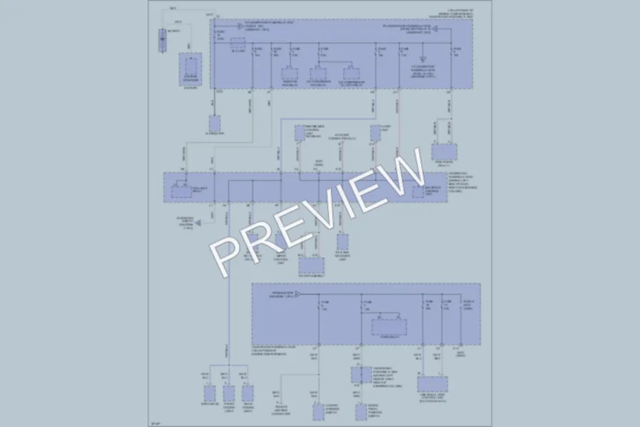2004 Honda CRV Power Distribution wiring diagram preview