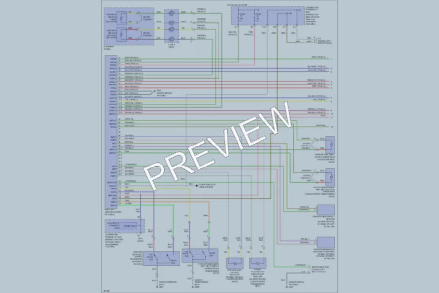 2004 Honda CRV Supplemental Restraints wiring diagram preview