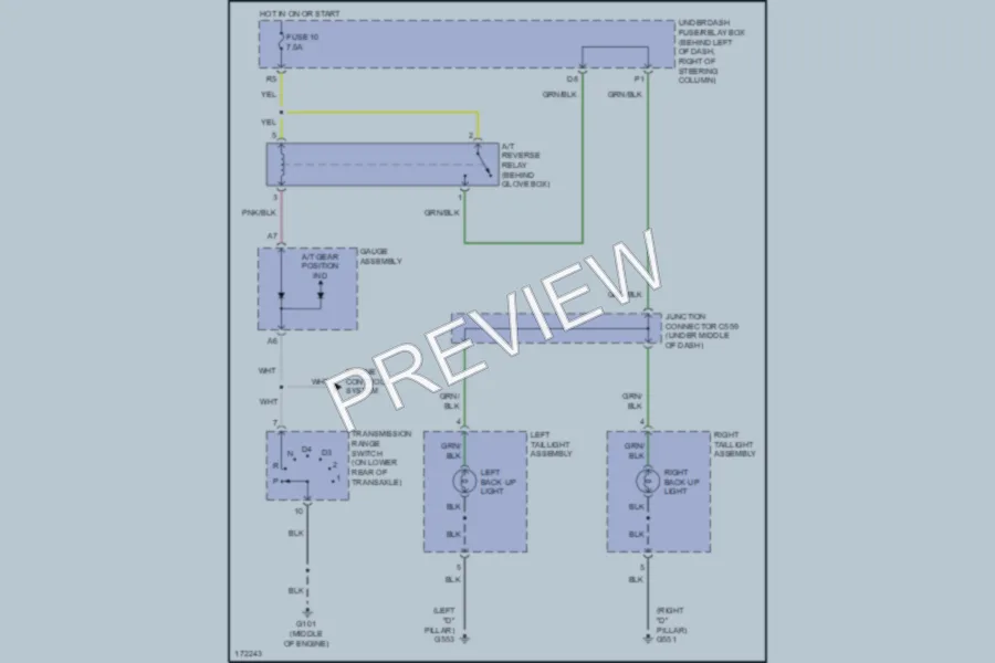 2004 Honda Element Exterior Lights wiring diagram preview