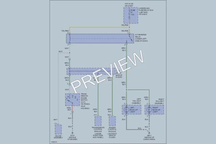 2004 Honda Insight Exterior Lights wiring diagram preview